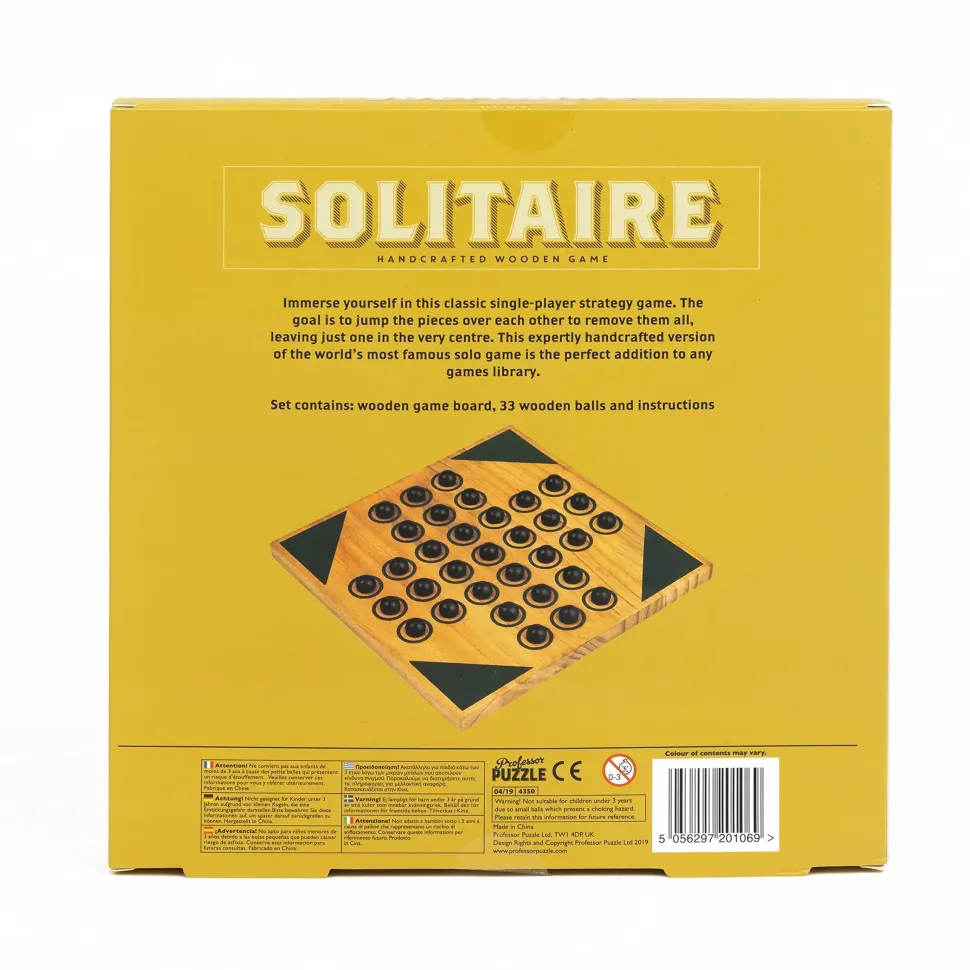 Solitaire | Classic Wooden Family Board Game
