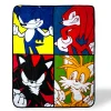 Sonic The Hedgehog Warhol Fleece Throw Blanket | 45 x 60 Inch Cozy Blanket