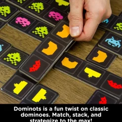 Space Invaders Glow in the Dark Dominots Tile Game