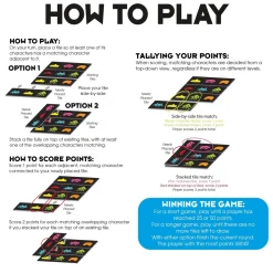 Space Invaders Glow in the Dark Dominots Tile Game