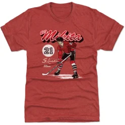 Stan Mikita Chicago Retro Script WHT
