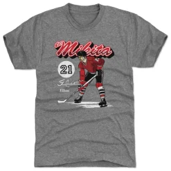 Stan Mikita Chicago Retro Script WHT