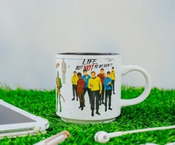 Star Trek Aliens, Villains, and Crew Stackable Ceramic Mug | Holds 13 Ounces