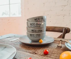 Star Trek: The Original Series NCC-1701 Series 8-Piece Ceramic Dinnerware Set
