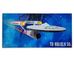 Star Trek: The Original Series "Boldly Go" Beach Towel | 60 x 30 Inches
