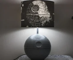 Star Wars - Death Star 3D Touch Lamp | LED Lamp With Printed Shade | 14 Inches