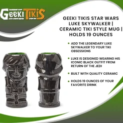 Star Wars - Geeki Tikis Star Wars Luke Skywalker | Ceramic Tiki Style Mug | Holds 19 Ounces