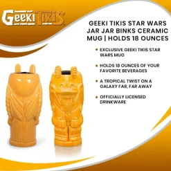 Star Wars - Geeki Tikis Star Wars Jar Jar Binks Ceramic Mug | Holds 18 Ounces