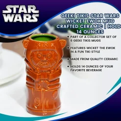 Star Wars - Geeki Tikis Star Wars Wicket Ewok Mug | Crafted Ceramic | Holds 14 Ounces