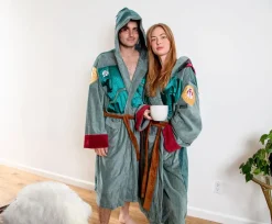 Star Wars Boba Fett Unisex Hooded Bathrobe for Adults