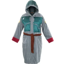 Star Wars Boba Fett Unisex Hooded Bathrobe for Adults