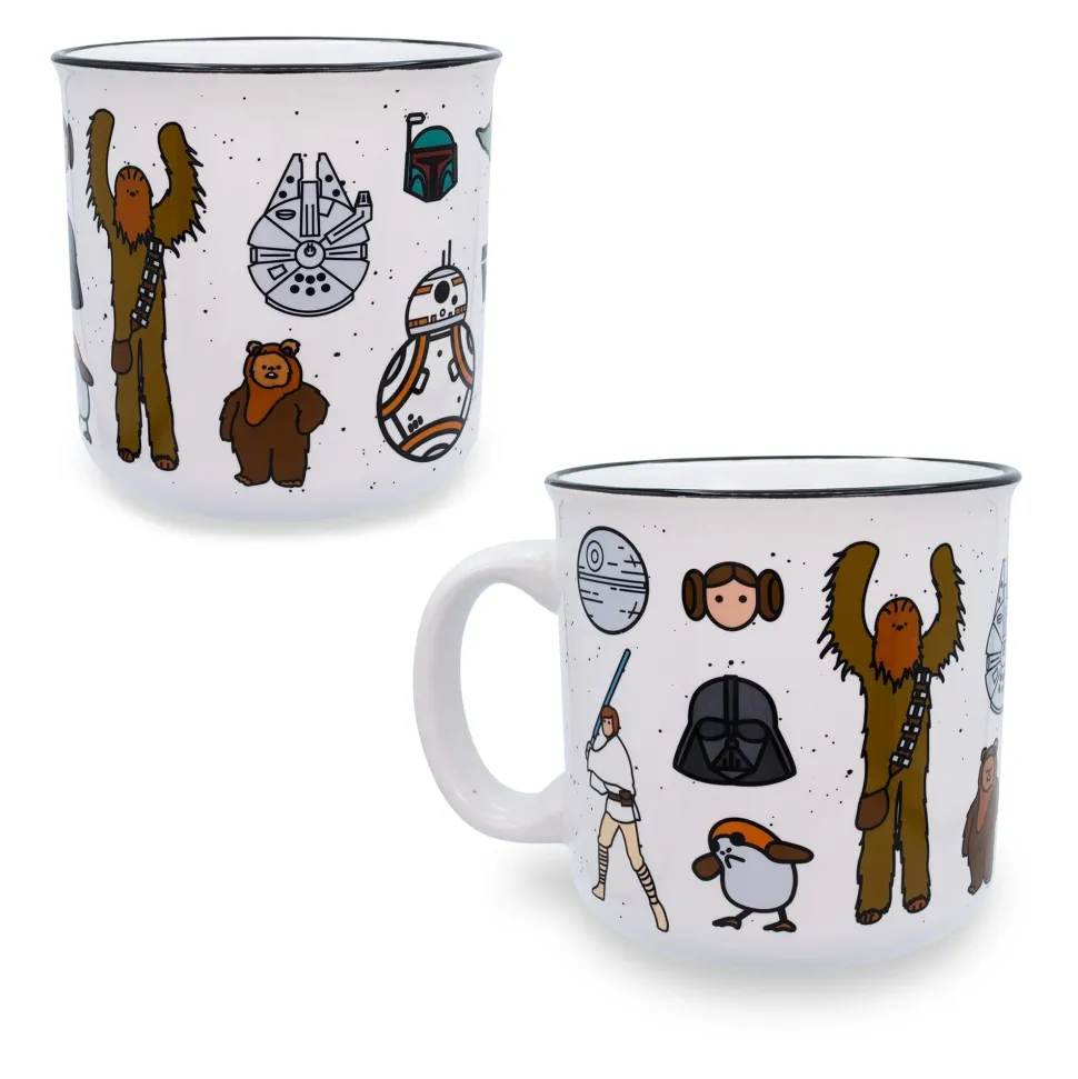 Star Wars Characters Ceramic Camper Mug | Holds 20 Ounces