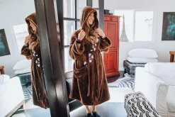 Star Wars Chewbacca Hooded Bathrobe for Adults | One Size Fits Most