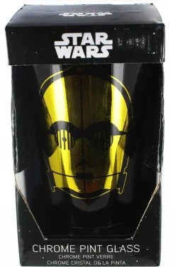 Star Wars C-3PO Chrome Pint Glass
