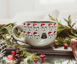 Star Wars Darth Vader Holiday Empire Ceramic Soup Mug | Holds 24 Ounces