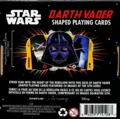 Star Wars Darth Vader Shaped Playing Cards | 52 Card Deck + 2 Jokers