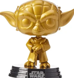 Star Wars Funko POP 4 Inch Vinyl Figure | Metallic Gold Yoda