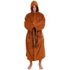 Star Wars Jedi Master Hooded Bathrobe for Men/Women | One Size Fits Most Adults