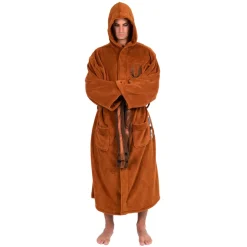 Star Wars Jedi Master Hooded Bathrobe for Men/Women | One Size Fits Most Adults