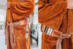 Star Wars Jedi Master Hooded Bathrobe for Men/Women | One Size Fits Most Adults