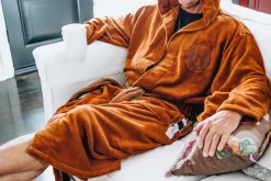 Star Wars Jedi Master Hooded Bathrobe for Men/Women | One Size Fits Most Adults