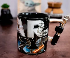 Star Wars Lightsaber Handle Ceramic Mug | Holds 20 Ounces