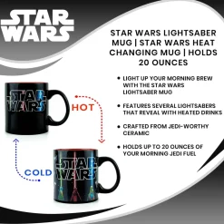 Star Wars Lightsaber Mug | Star Wars Heat Changing Mug | Holds 20 Ounces