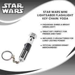 Star Wars Mini Lightsaber Flashlight Key Chain: Yoda