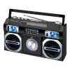 Studebaker Master Blaster Bluetooth Boombox with 3 Way Power, AM/FM Radio, USB Port, CD Player with MP3 Playback and 10 Watts RMS Power