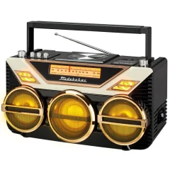 Studebaker Portable Avanti Stereo Boombox with Bluetooth/CD/FM Stereo Analog Radio/15W Subwoofer