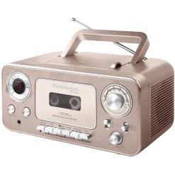 Studebaker Portable Stereo CD Player with Bluetooth, AM/FM Radio and Cassette Player/Recorder