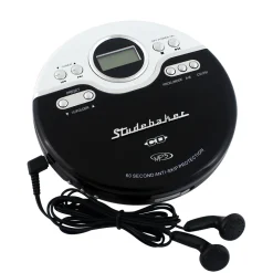 Studebaker Retro Joggable Personal CD Player with FM Radio