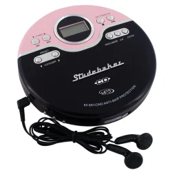 Studebaker Retro Joggable Personal CD Player with FM Radio