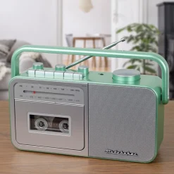 Studebaker 80's Portable Cassette Player/Recorder with AM/FM Radio