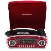 Studebaker 3-Speed Turntable with Bluetooth Receiver and AM/FM Radio