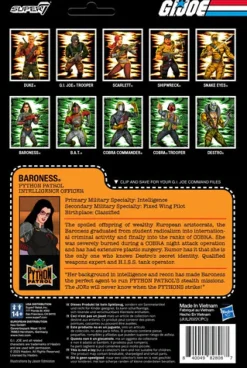 Super7 - G.I. Joe - ReAction Figures Wv 6 - Python Patrol Baroness