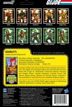 Super7 - G.I. Joe - ReAction Figures Wave 6 - Tiger Force Scarlett
