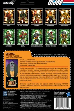 Super7 - G.I. Joe - ReAction Figures Wv 6 - Python Patrol Destro