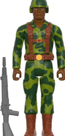 Super7 - G.I. Joe Reaction Wave 4 - Trooper Clean Shaven (Brown)