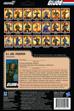 Super7 - G.I. Joe Reaction Wave 4 - Trooper Clean Shaven (Brown)