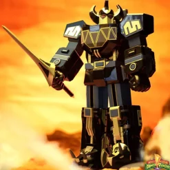 Super7 - Mighty Morphin Power Rangers Super Cyborg - Megazord Black / Gold