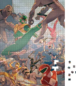Super7 - Mighty Morphin Power Rangers - Rangers Grouped Foil Puzzle