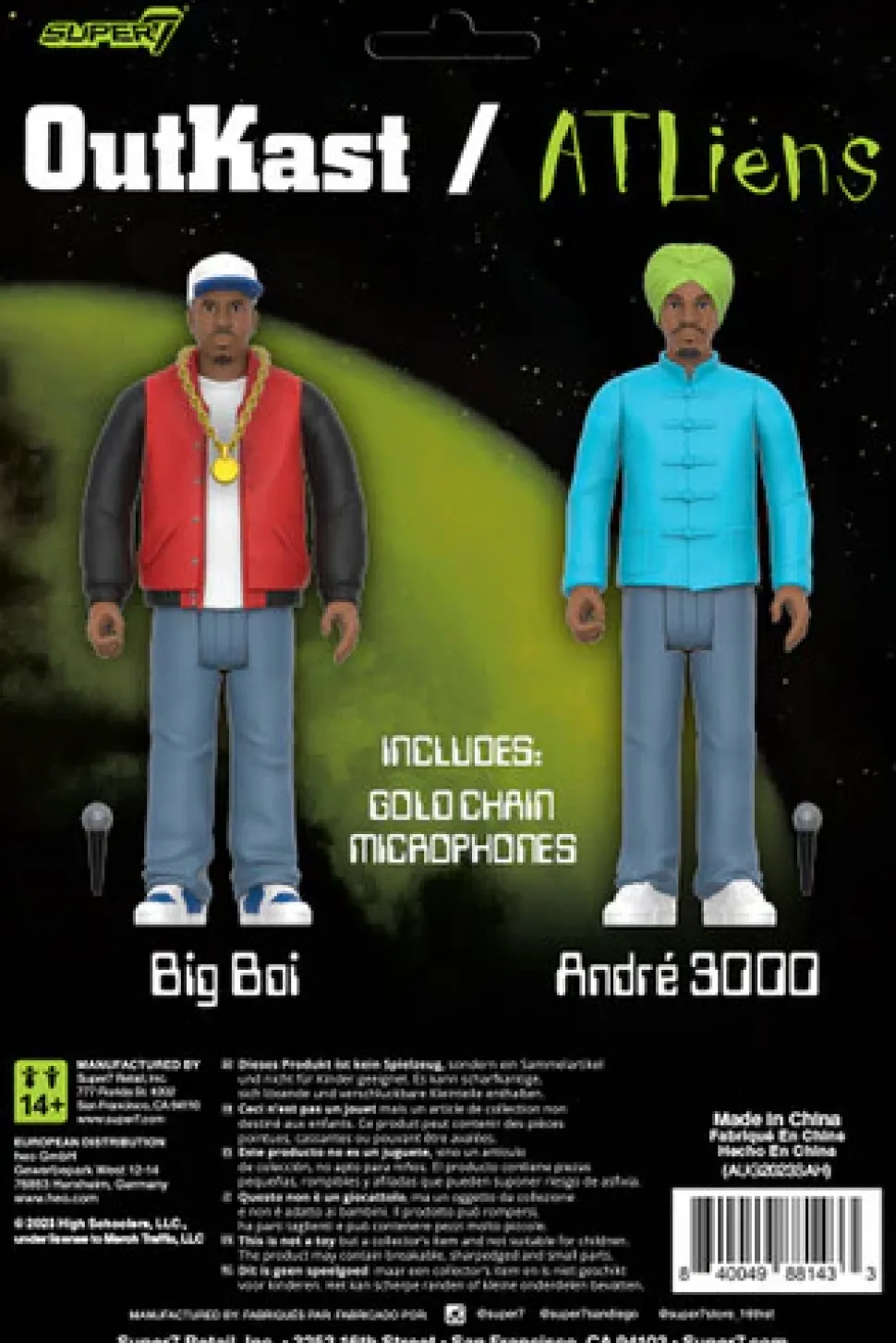Super7 - Outkast - Reaction Figures Wv1 - Outkast (Atliens)