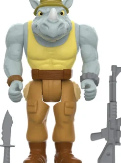 Super7 - Teenage Mutant Ninja Turtles - ReAction Wv8 - Rocksteady (Cartoon)