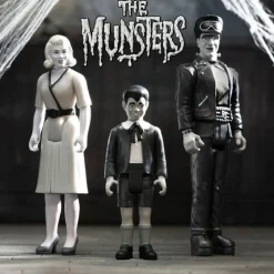 Super7 - The Munsters ReAction Wave 3 - Biker Herman (Grayscale)
