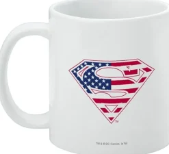 Superman - American Flag Shield Mug