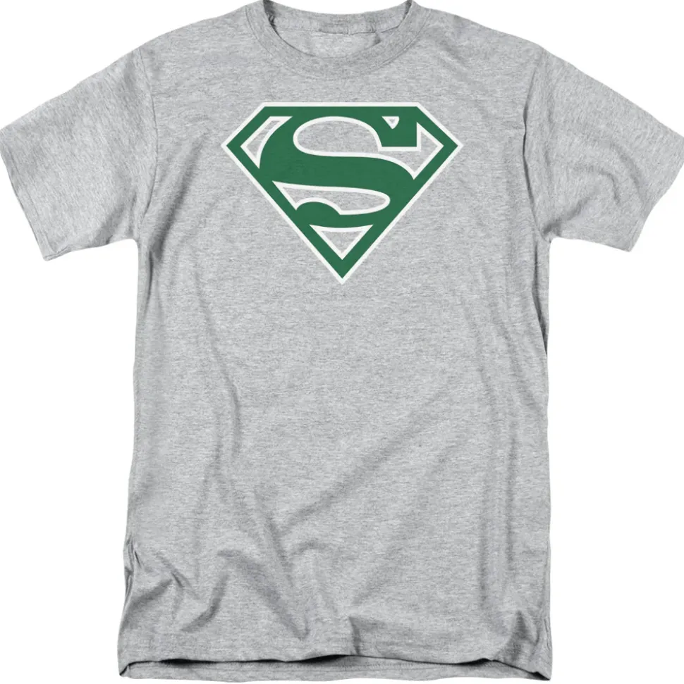 Superman - Green & White Shield (Gray)