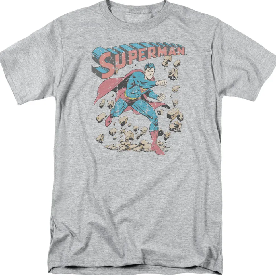 Superman - Punching Rocks