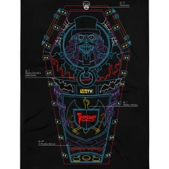 Svengoolie® "Coffin Noir" Throw Blanket