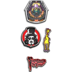 Svengoolie® Limited Edition 4-Piece Enamel Pin Set
